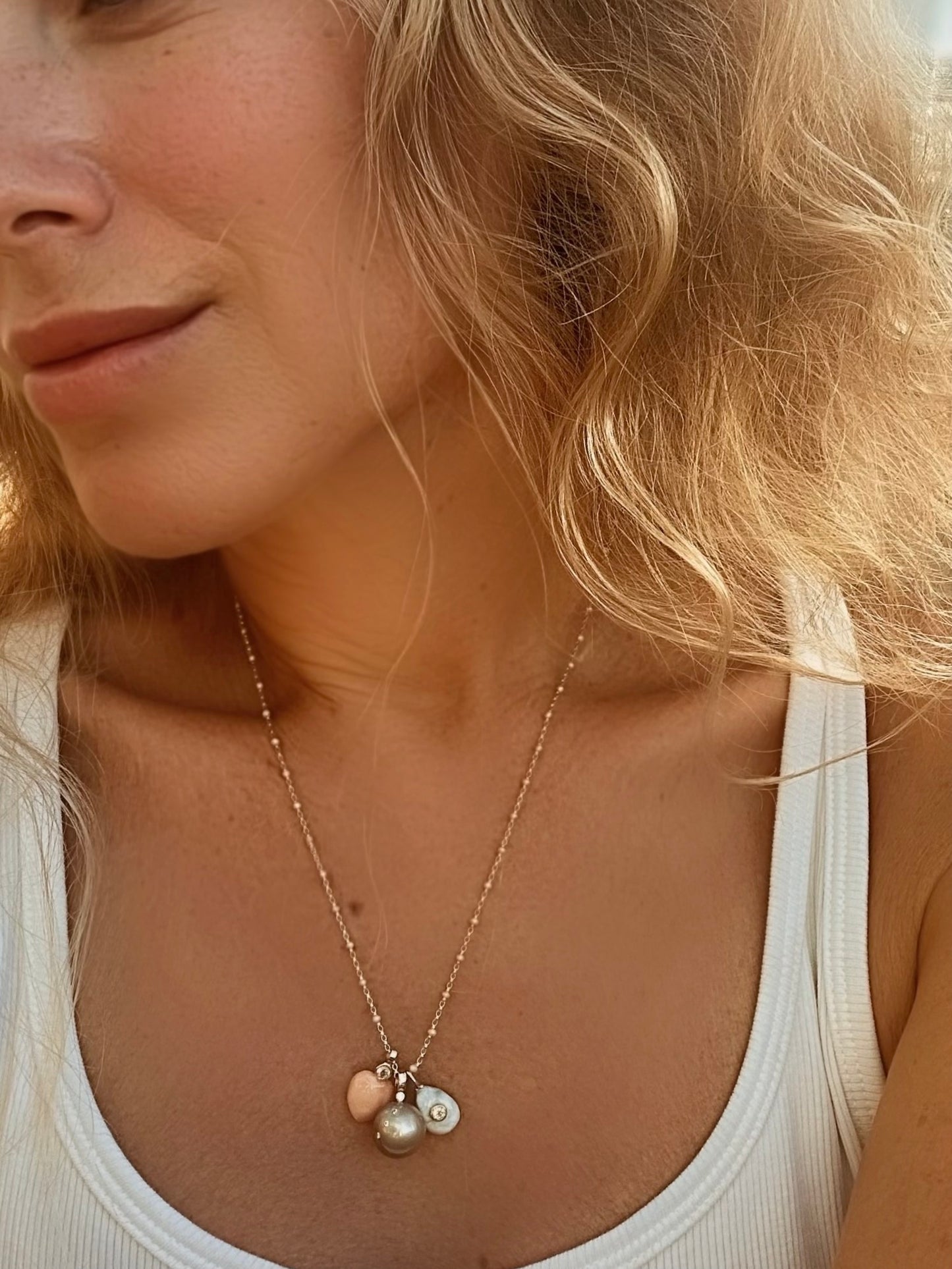 Amulets cluster necklace ~ Seacharms NEW 2025