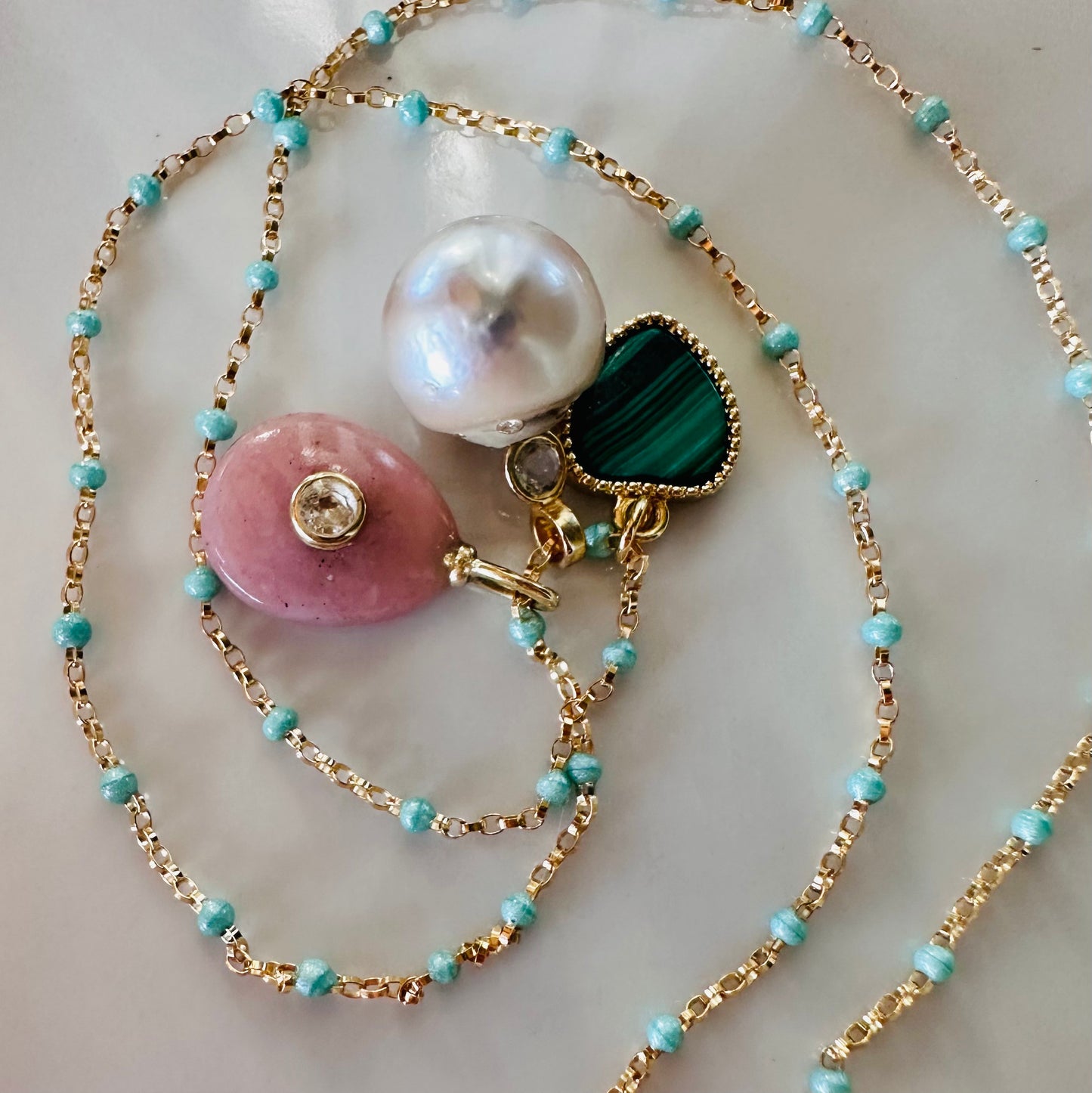 Amulets cluster necklace NEW 2025