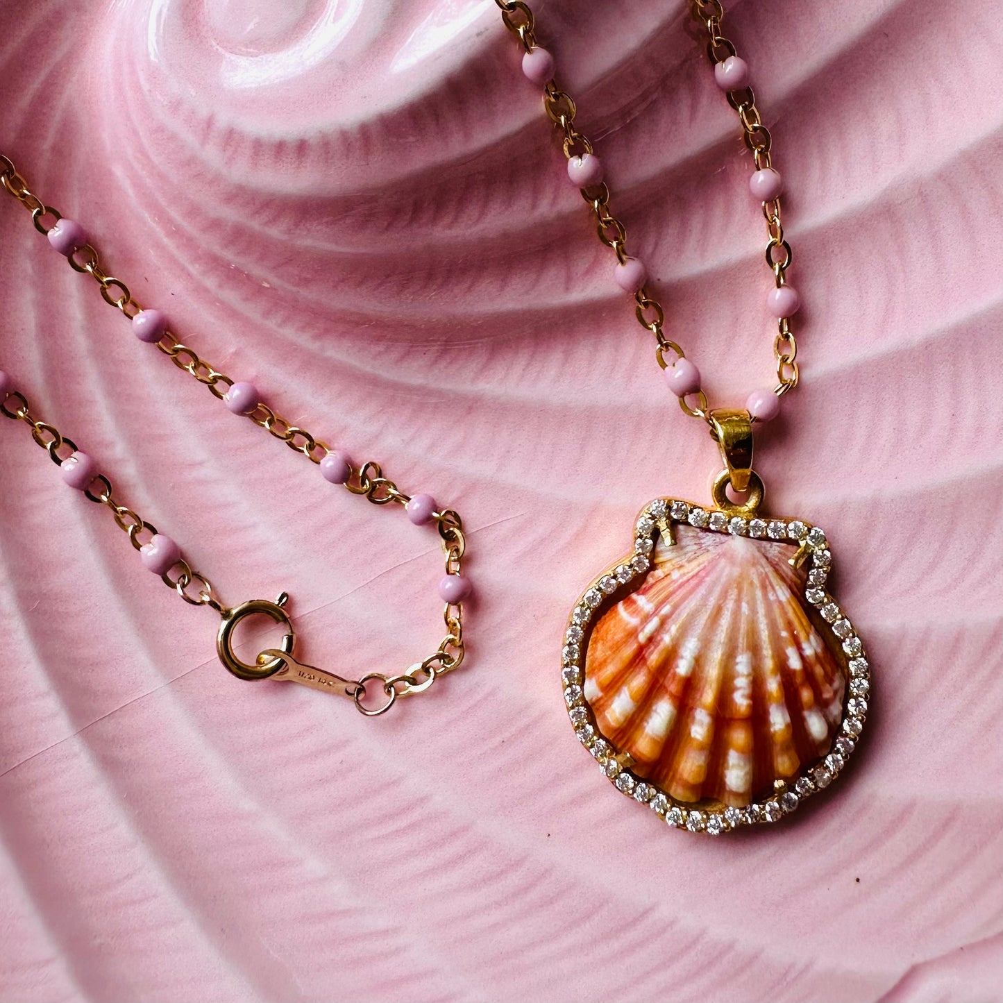 Sunrise Shell Necklace