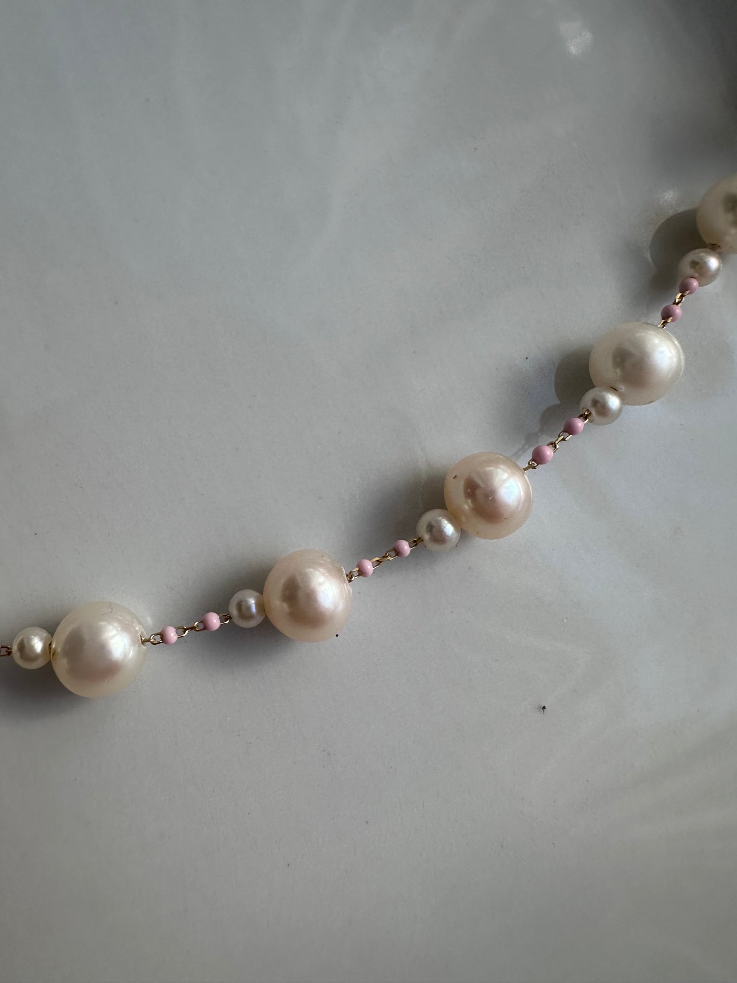 Baci di perle -Akoya kissing pearls-18kt gold