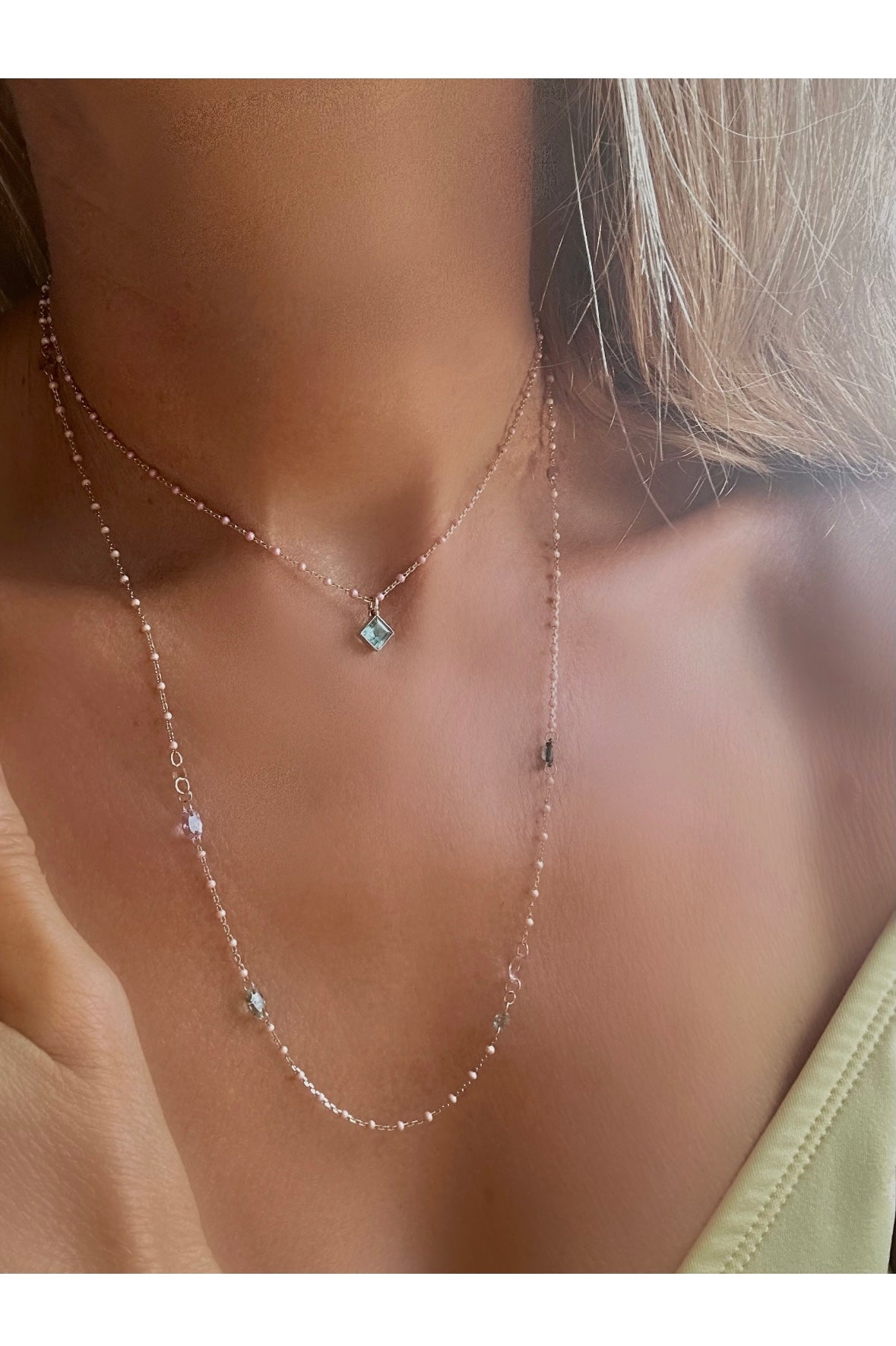 Paraiba tourmaline pendant necklace