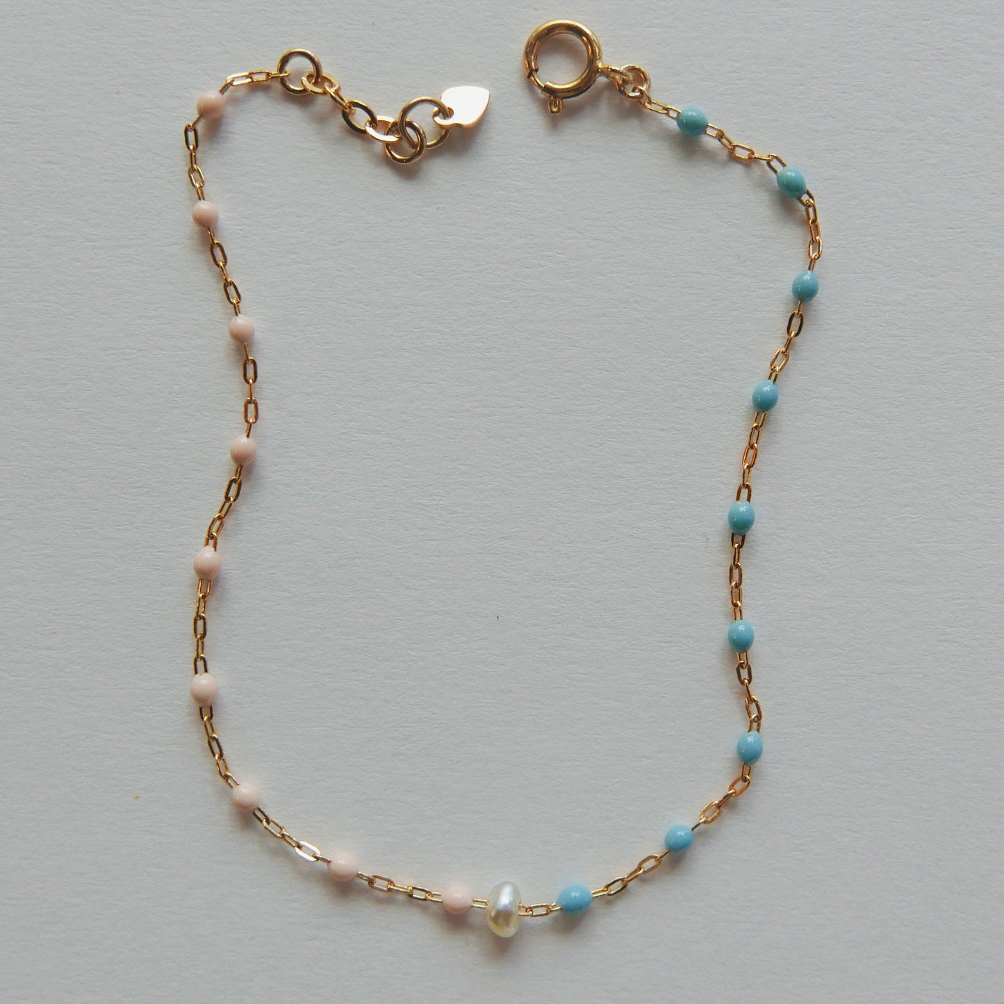 Sand and Sky enamel bracelet