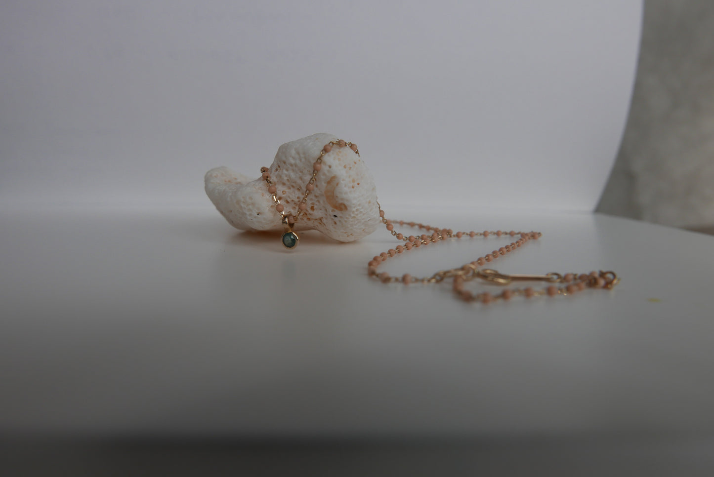 Ocean mini pendant necklace