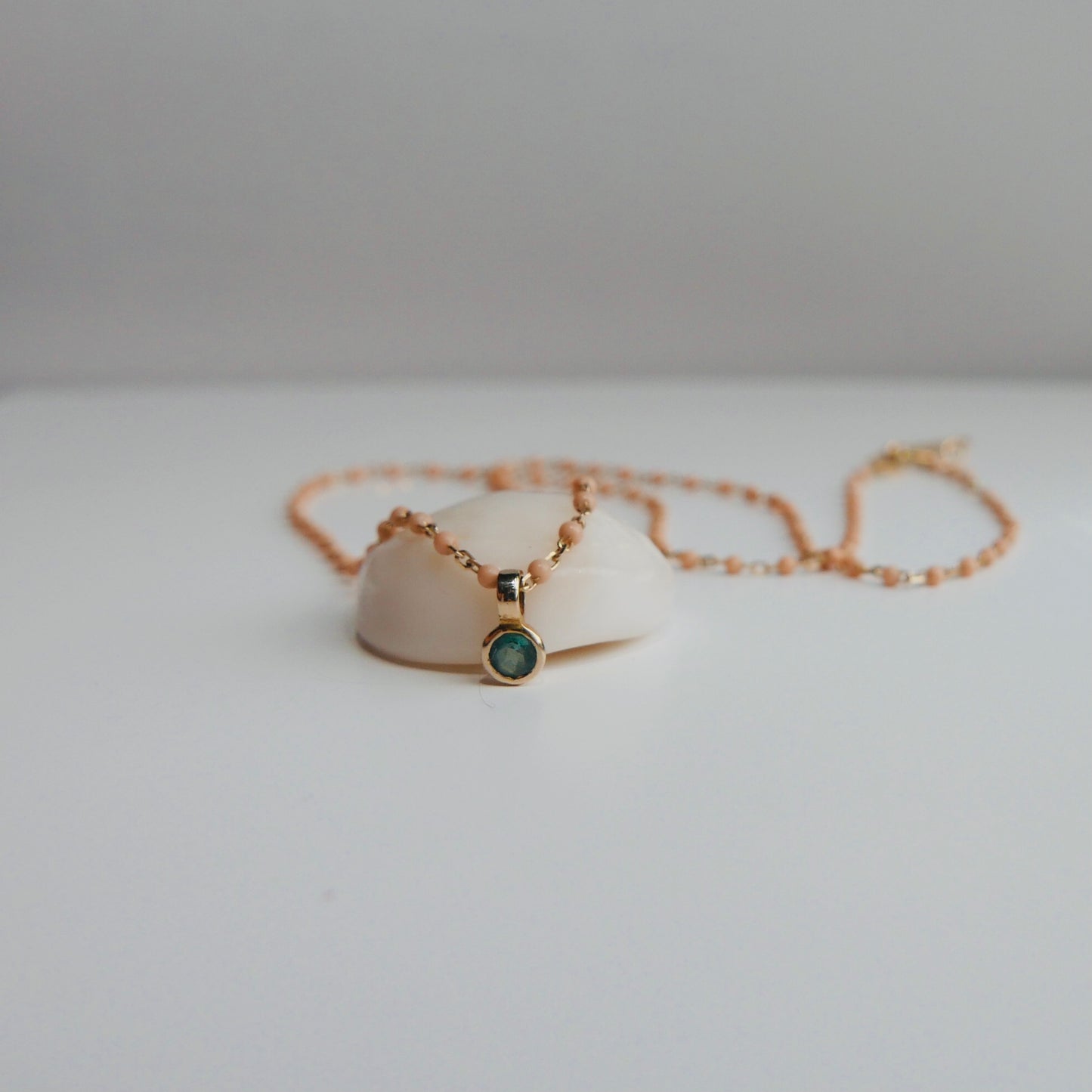 Ocean mini pendant necklace