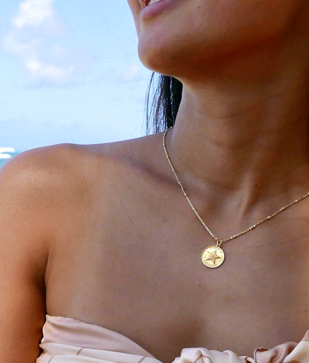 Starfish Manukai Medallion Necklace