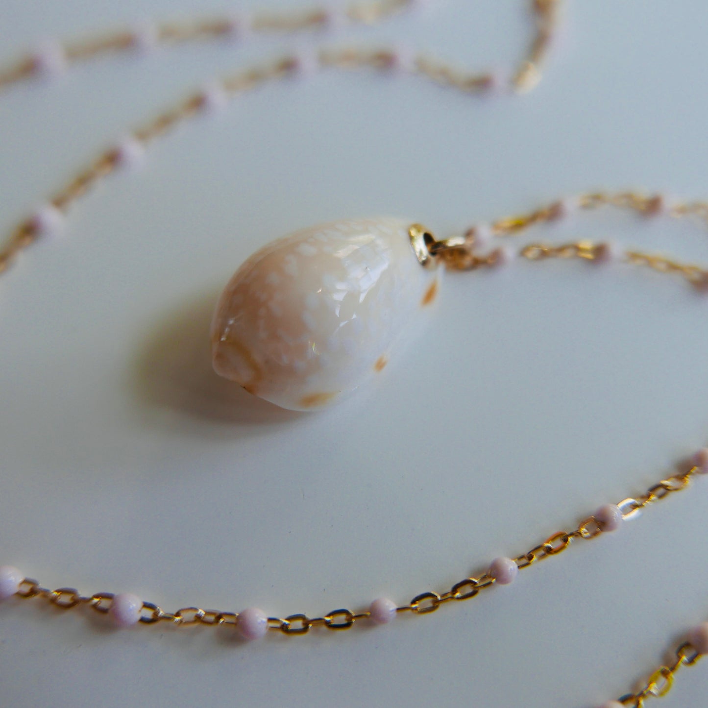 Pink Martini Seashell Necklace