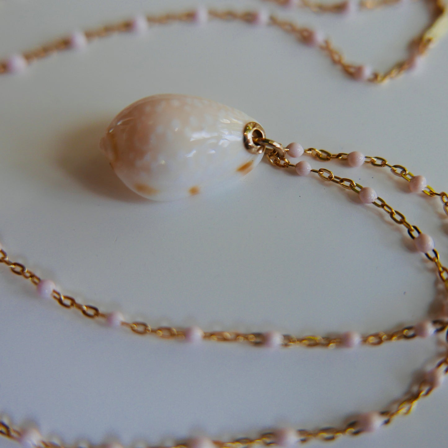 Pink Martini Seashell Necklace