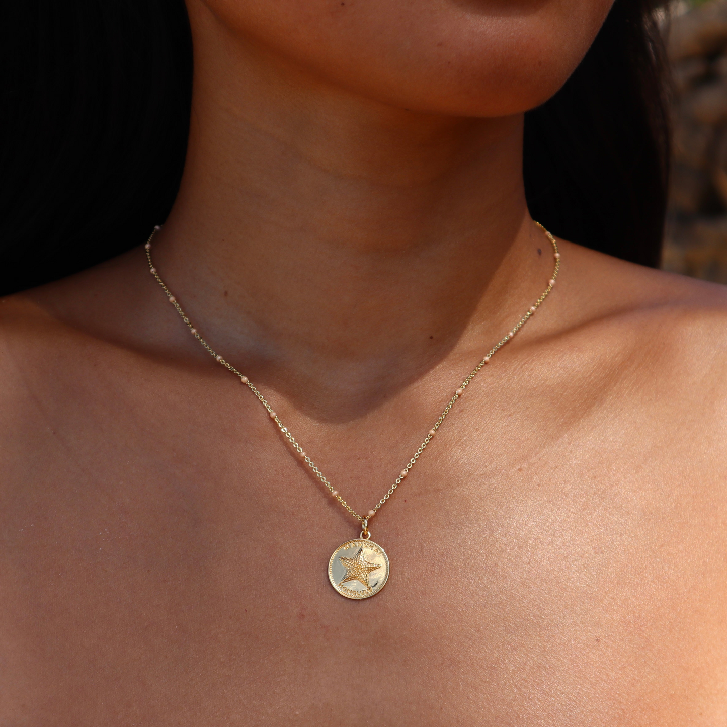 Starfish Manukai Medallion Necklace