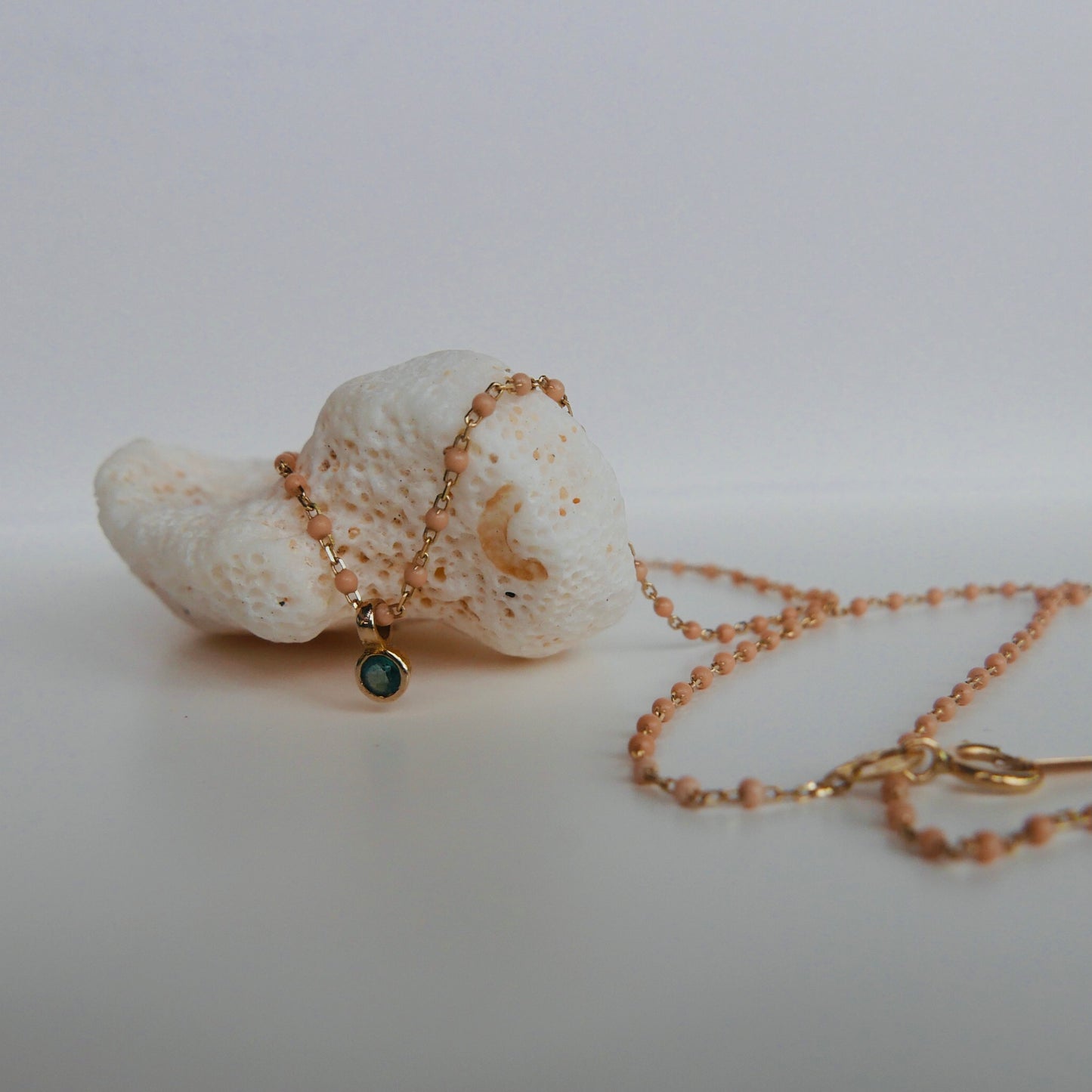 Ocean mini pendant necklace