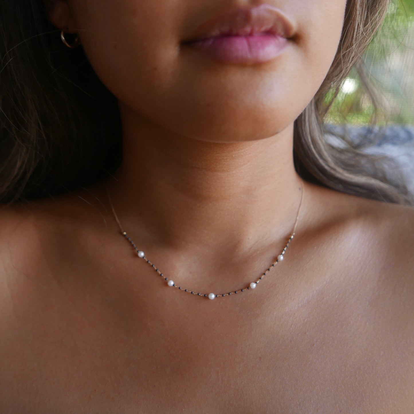 Akoya baby pearl necklace