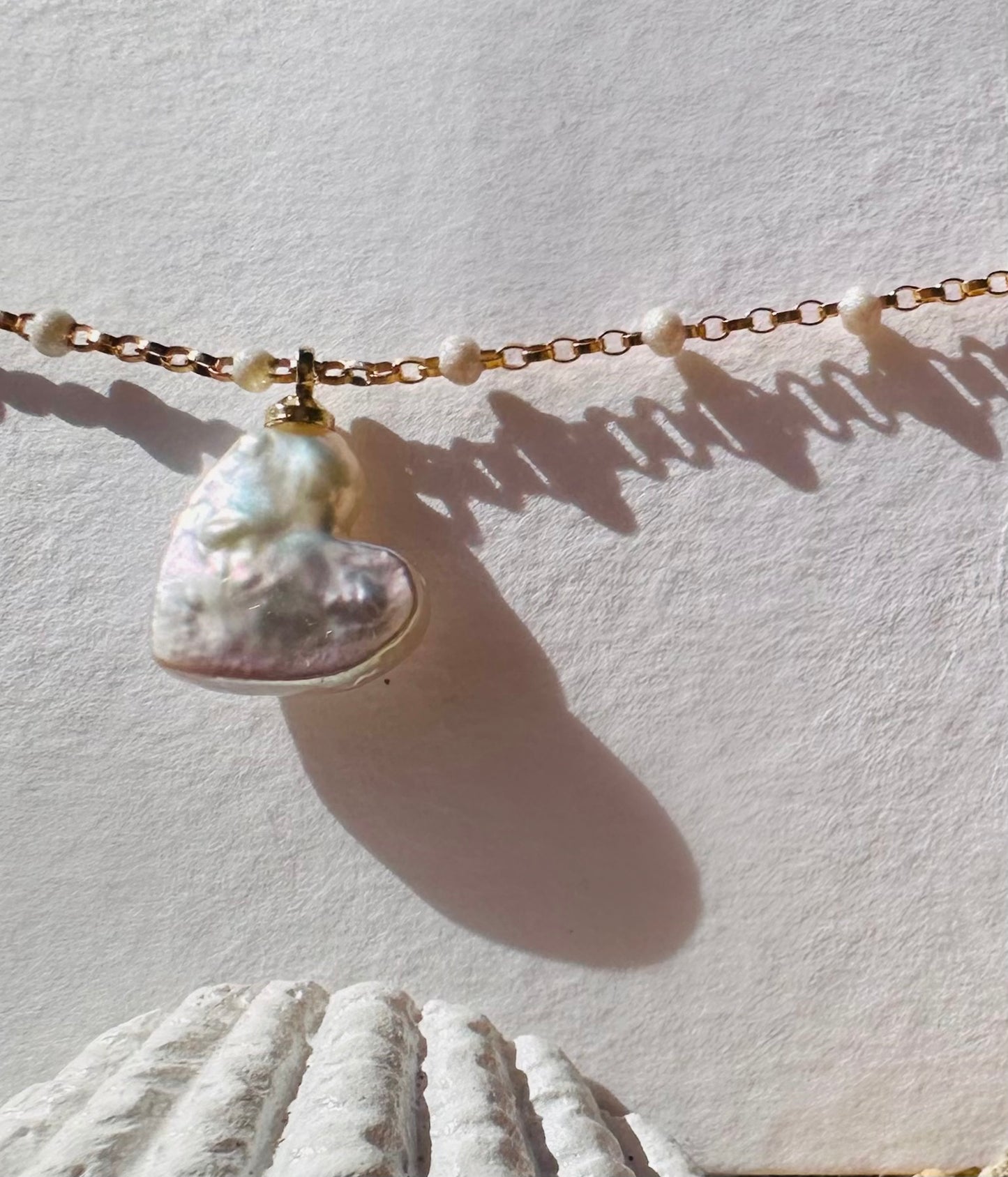 Bracelet set of 2 , Pearl heart and star- Special december 2025