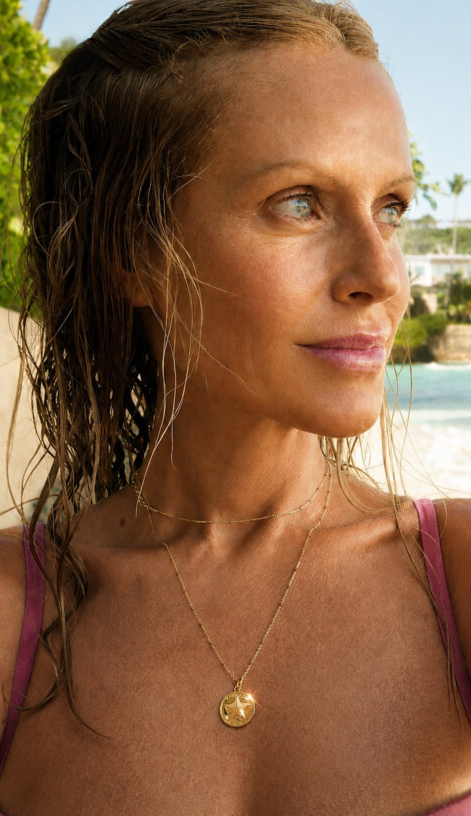 Starfish Manukai Medallion Necklace