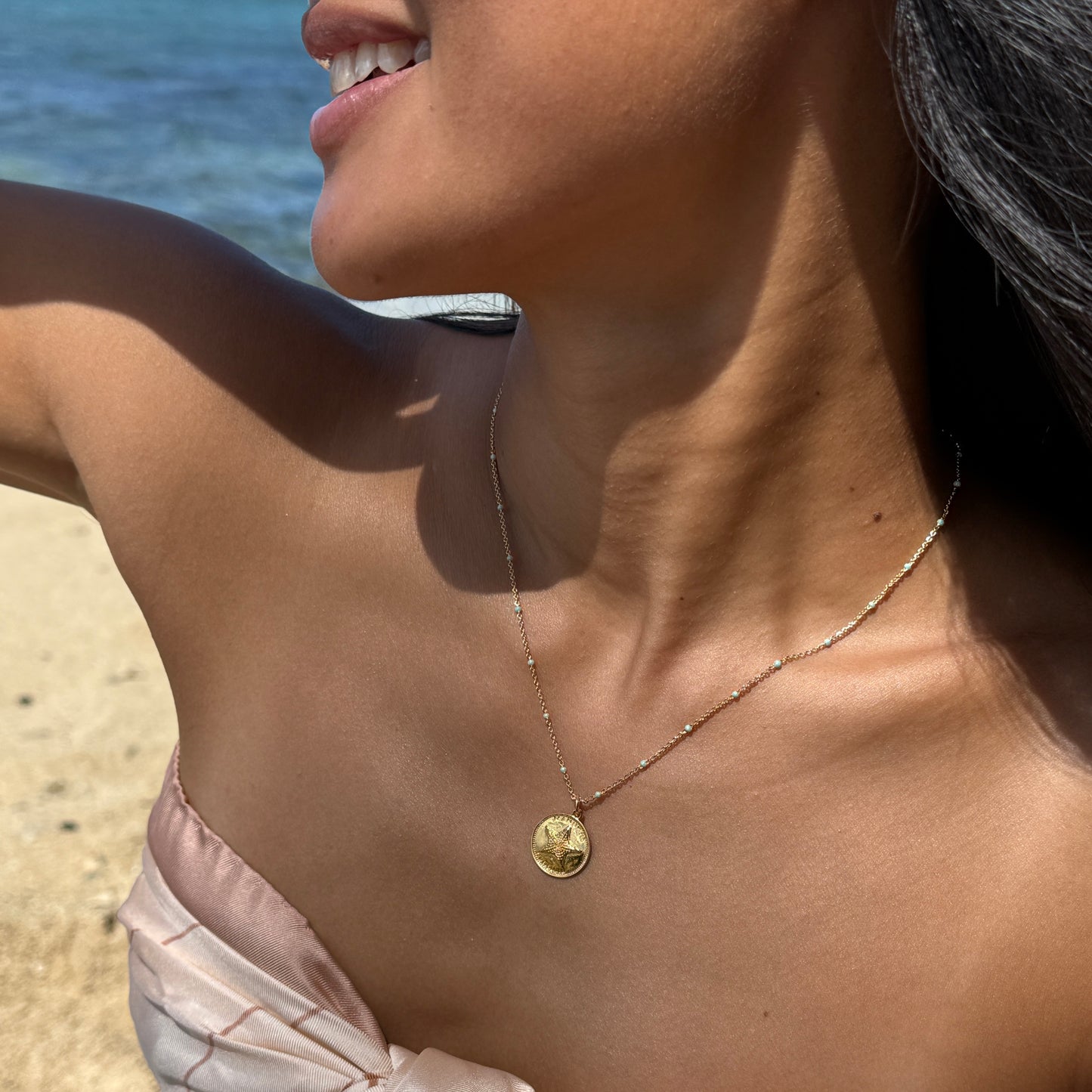 Starfish Manukai Medallion Necklace