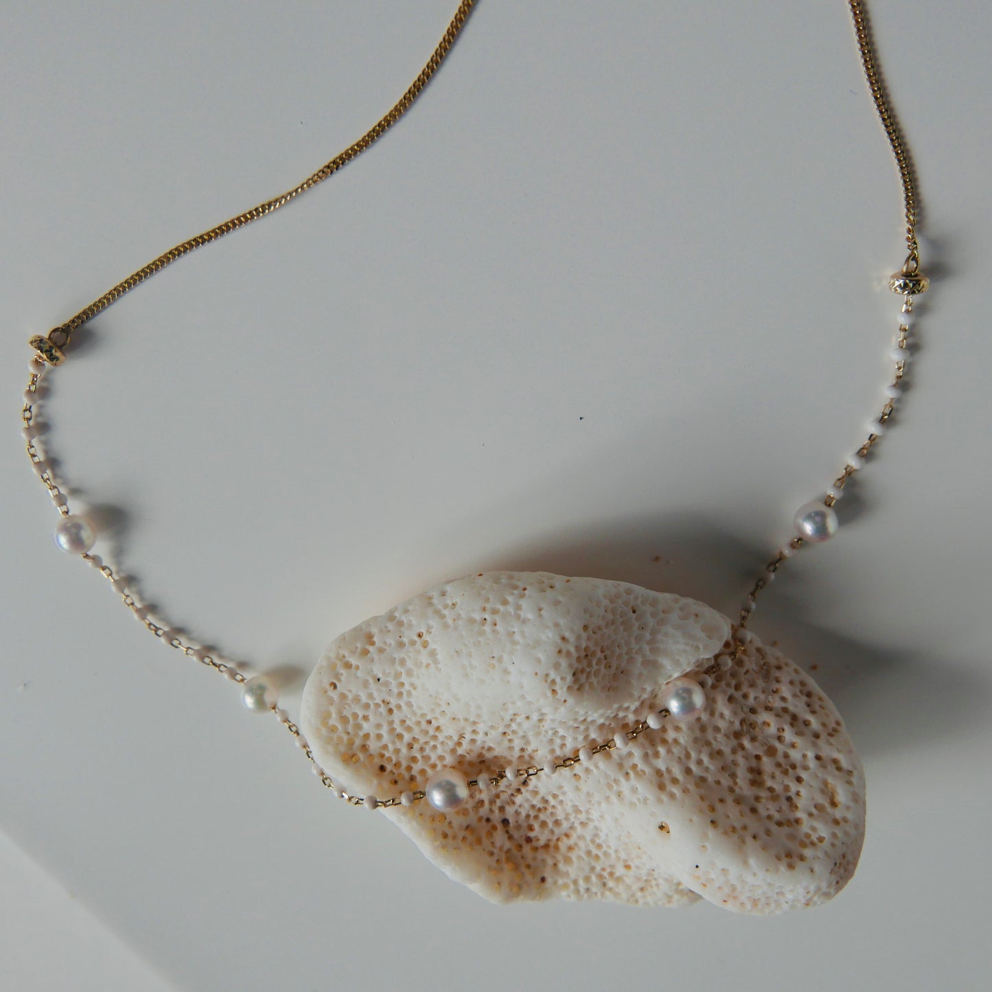 Akoya baby pearl necklace