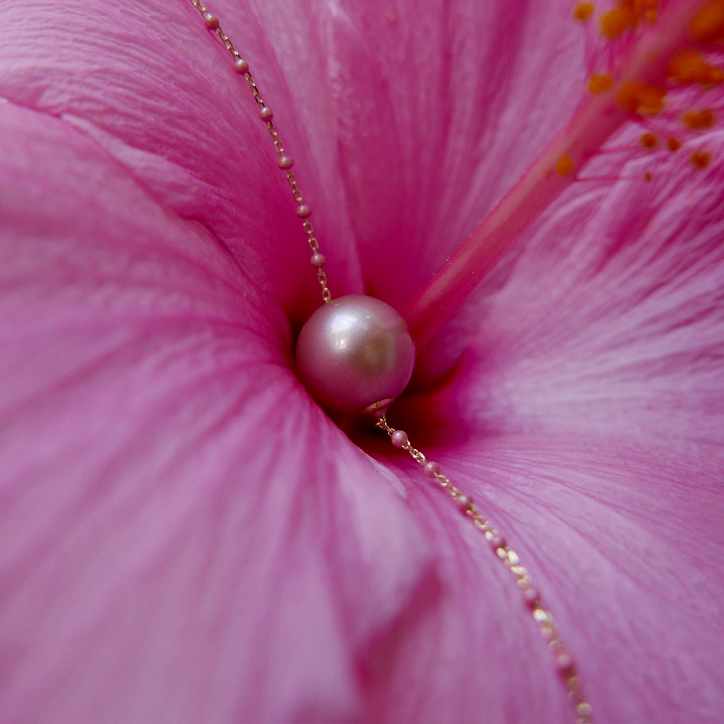 Pink Tahitian Pearl Necklace