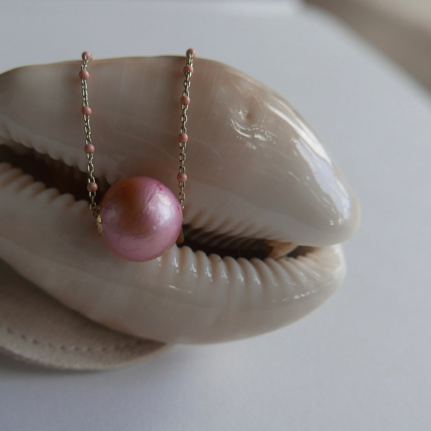 Pink Tahitian Pearl Necklace