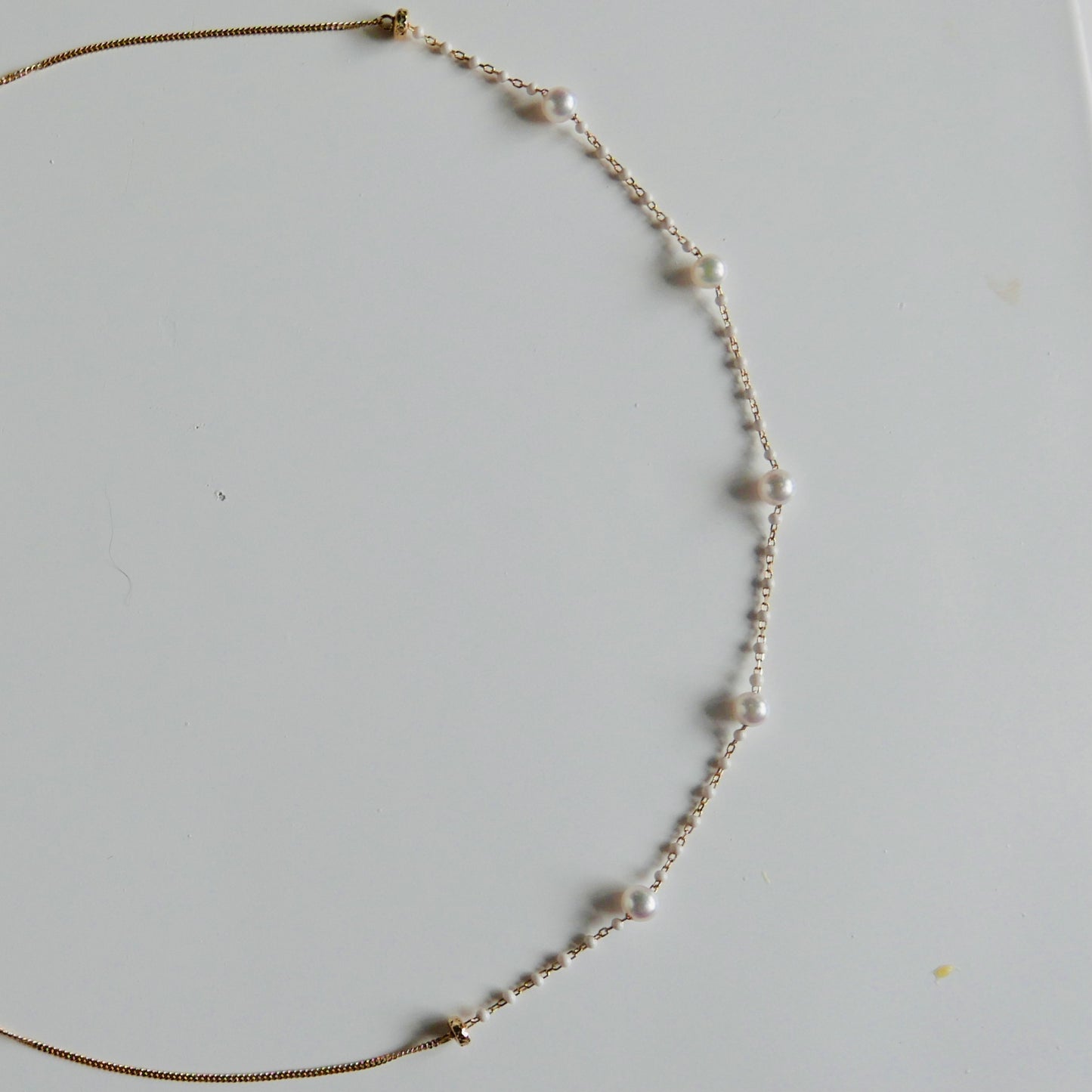 Akoya baby pearl necklace