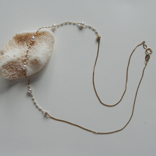 Akoya baby pearl necklace