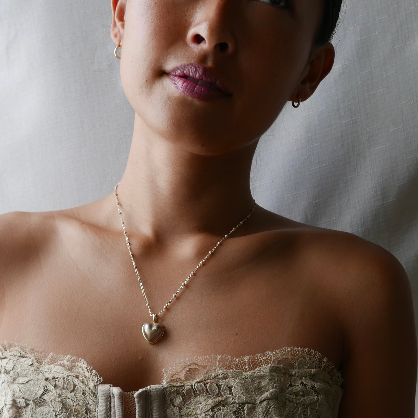 Mabe heart Necklace