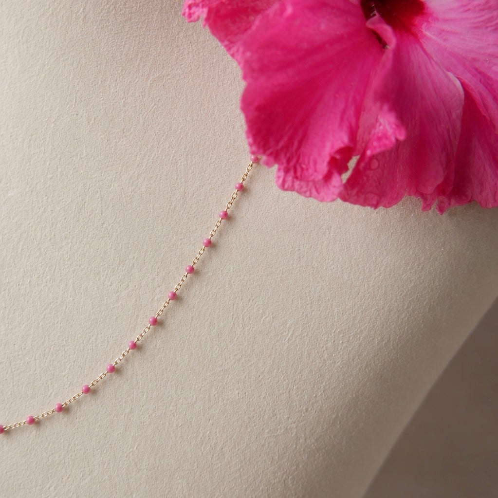 Island smile in Hibiscus Pink